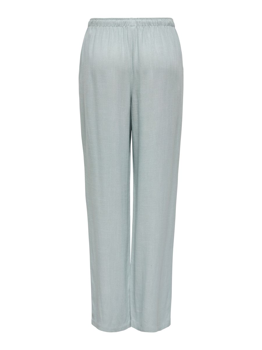 ONLSIESTA MW PULL-UP LINEN BL PNT N