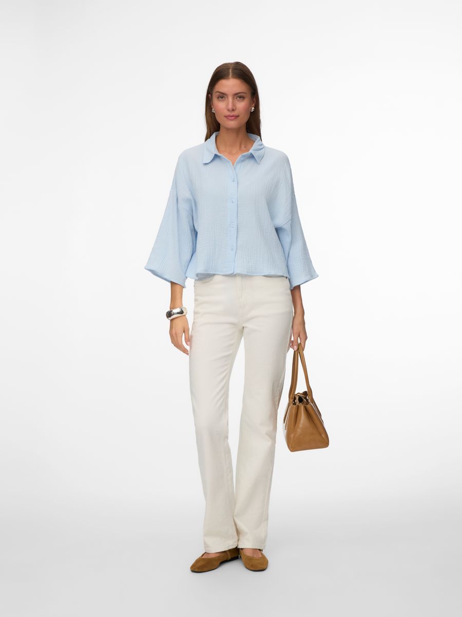 VMNATALI CROP SHIRT WVN NOOS