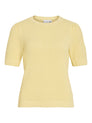 VIDALO O-NECK S/S KNIT TOP - NOOS