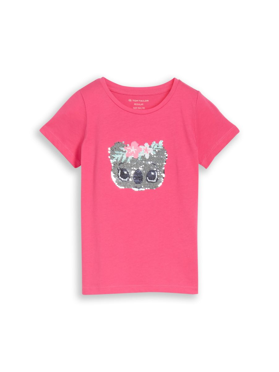 reversible sequin T-shirt