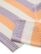 striped knit pullover