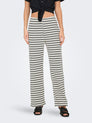 ONLEVA STRIPE WIDE LEG PANT JRS