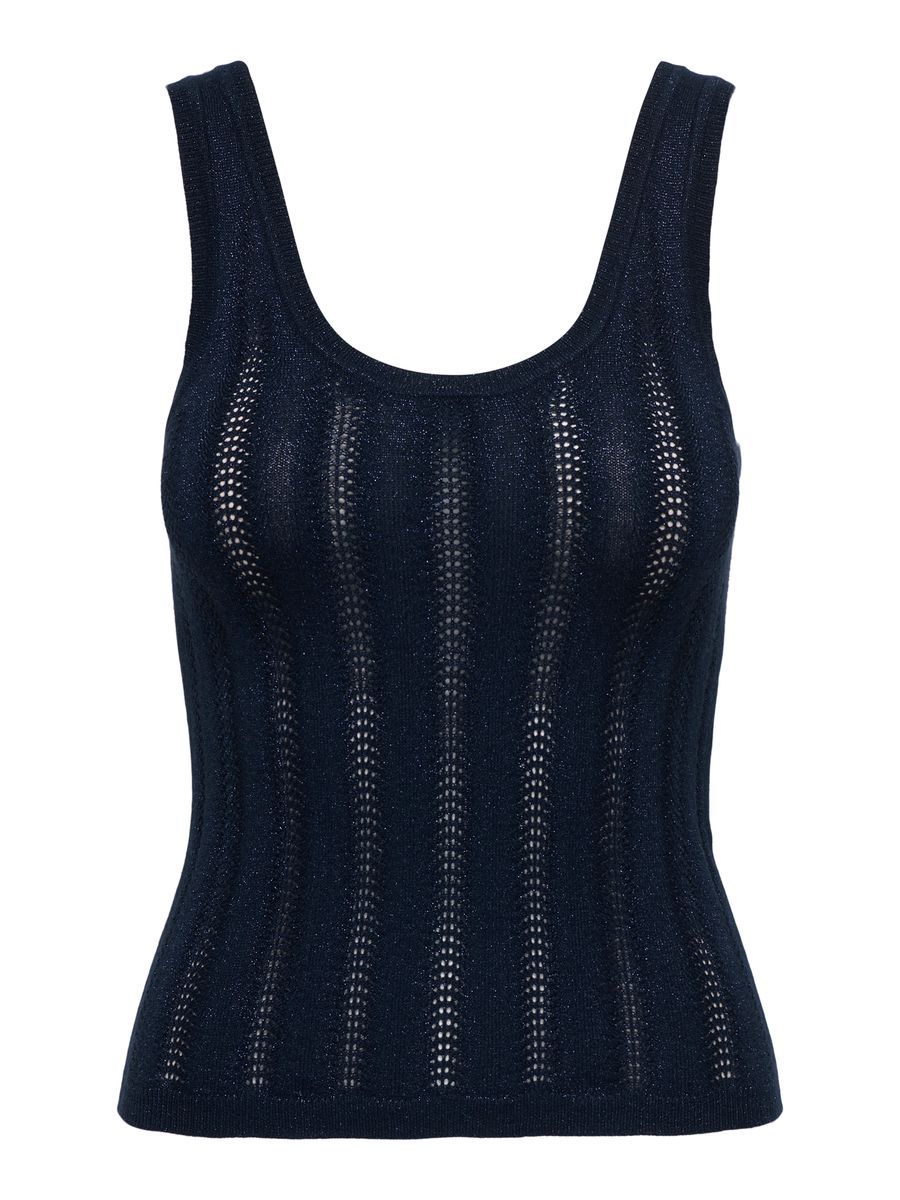 JDYBEAUTY S/L GLITTER STRUC TOP KNT