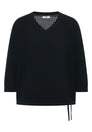 Kurzarm Pullover im Crochet-Look