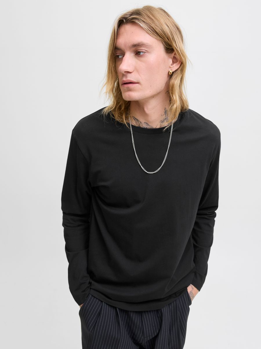 JJEORGANIC BASIC TEE LS O-NECK NOOS