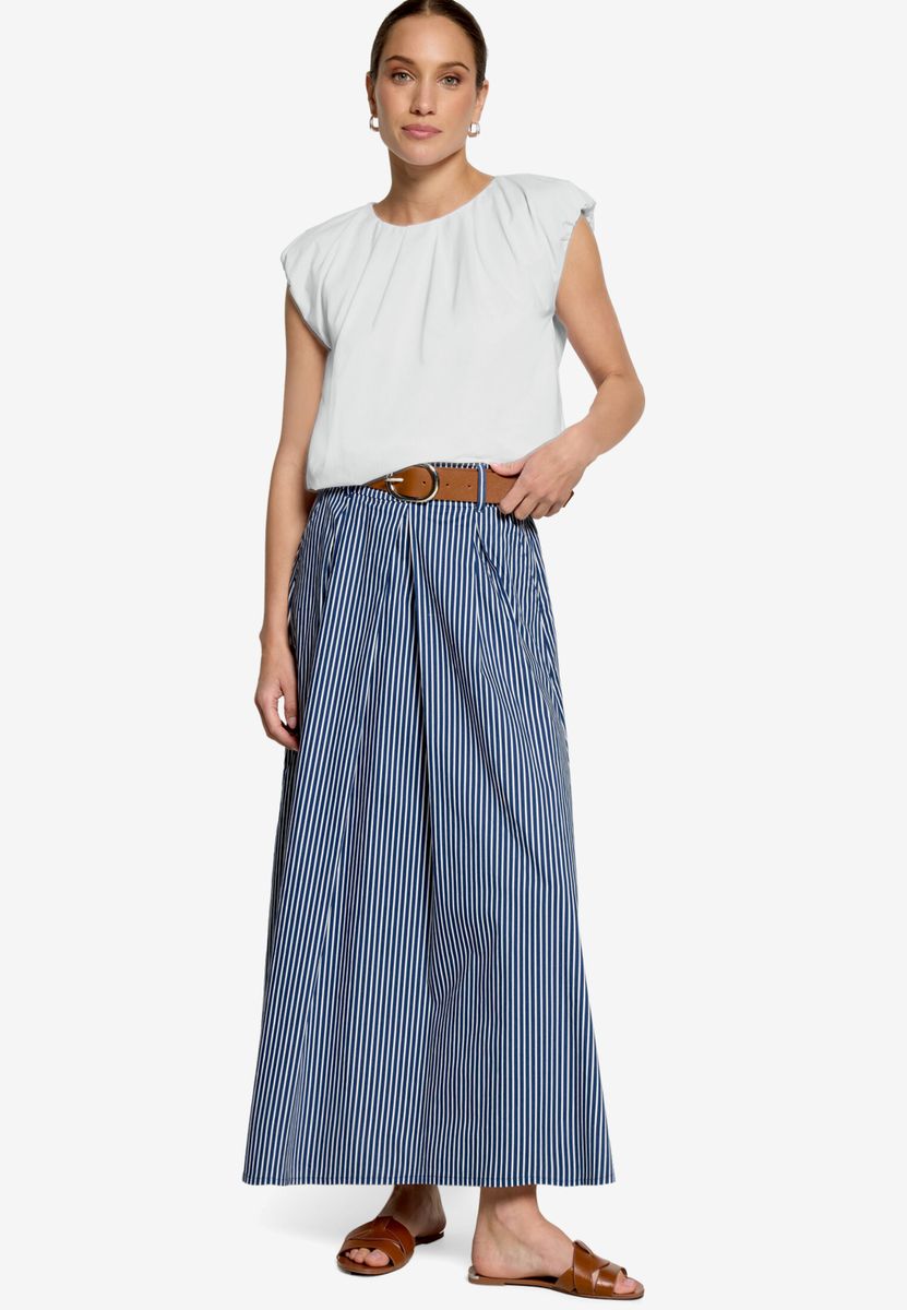 Cropped-Shirt  mit Rundhalsausschnitt