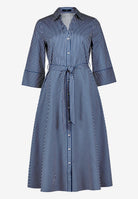 Hemdblusenkleid mit 3/4 Arm