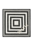 Feines Bandana aus Modalmischung mit Karomuster und OH LA LA-Schriftzug