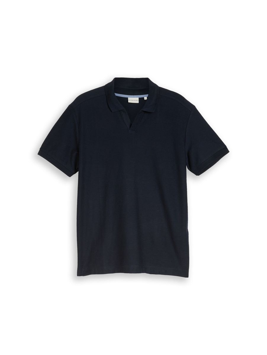 Poloshirt mit Ottoman-Struktur