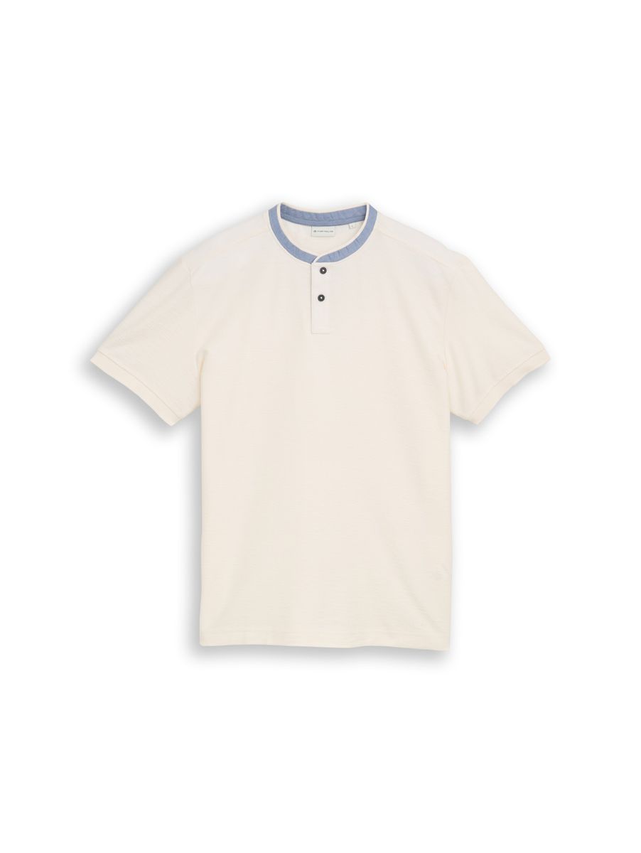 Poloshirt mit Stehkragen