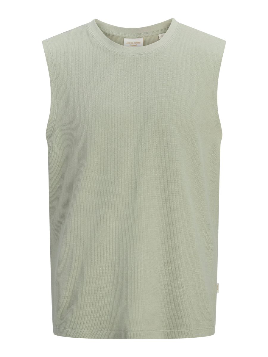 JORHYERES SLEEVELESS TEXTURE TEE