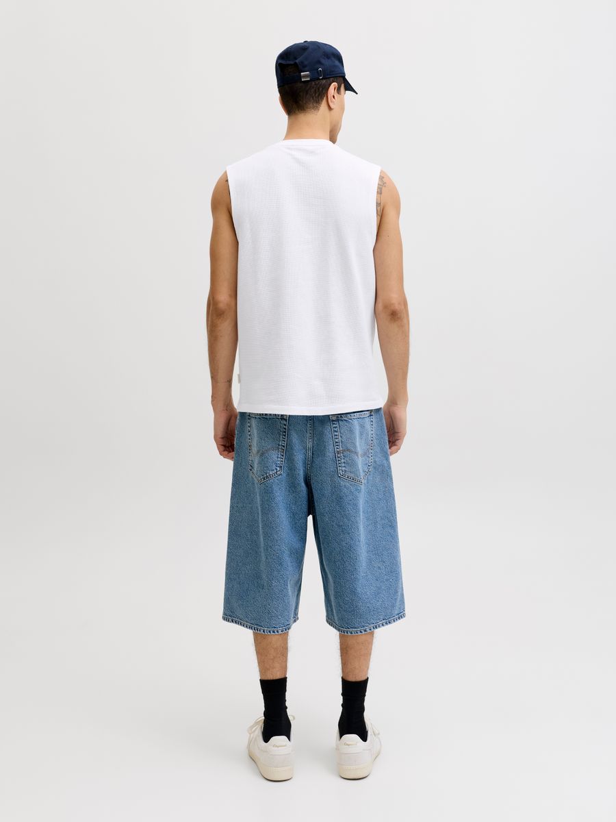 JORHYERES SLEEVELESS TEXTURE TEE