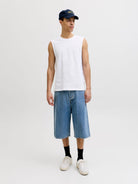 JORHYERES SLEEVELESS TEXTURE TEE