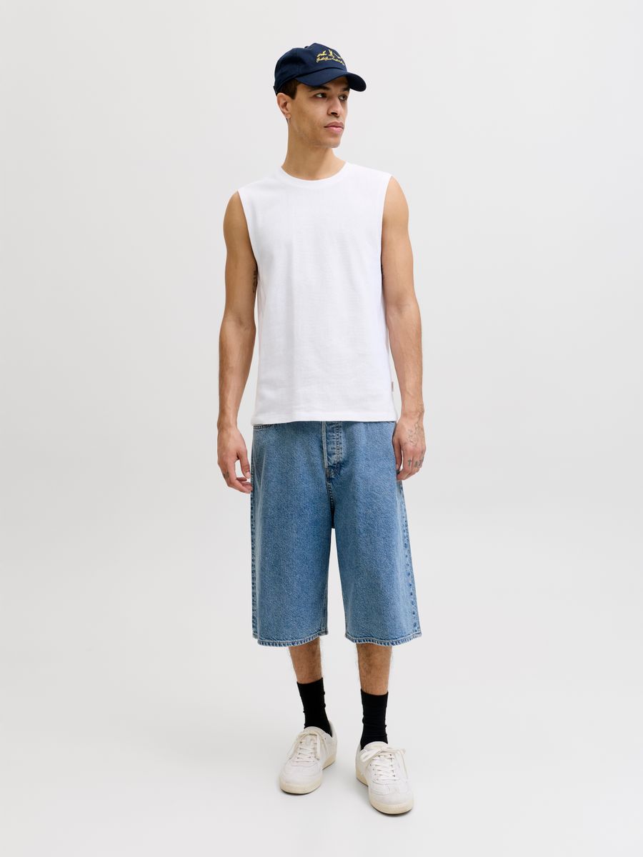 JORHYERES SLEEVELESS TEXTURE TEE