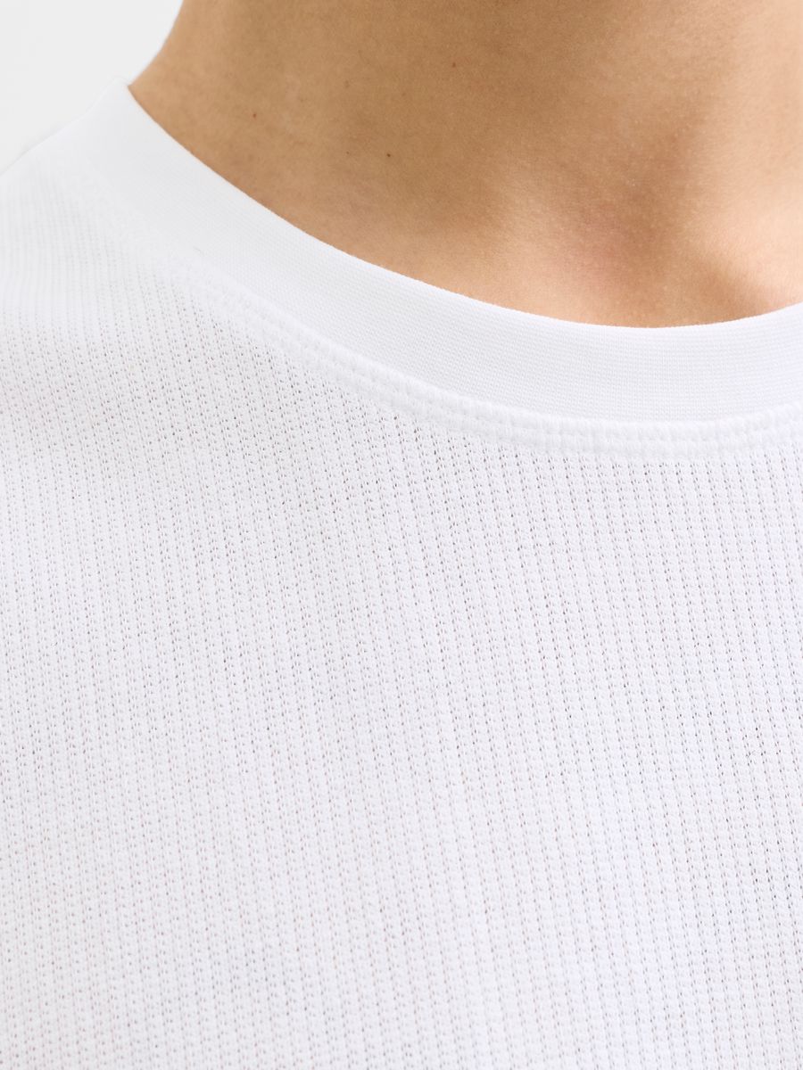 JORHYERES SLEEVELESS TEXTURE TEE