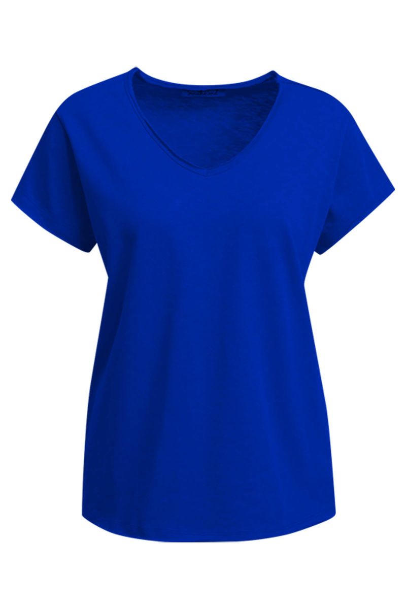 Regular Short Sleeve Sweat V-Neck