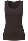 Basic Top mit Rundhals in Unifarbe