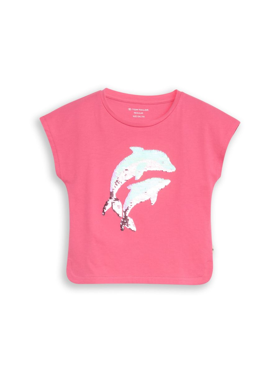 reversible sequin T-shirt