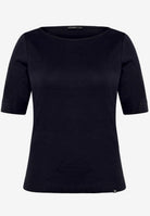 Basic Shirt  mit U-Boot-Ausschnitt