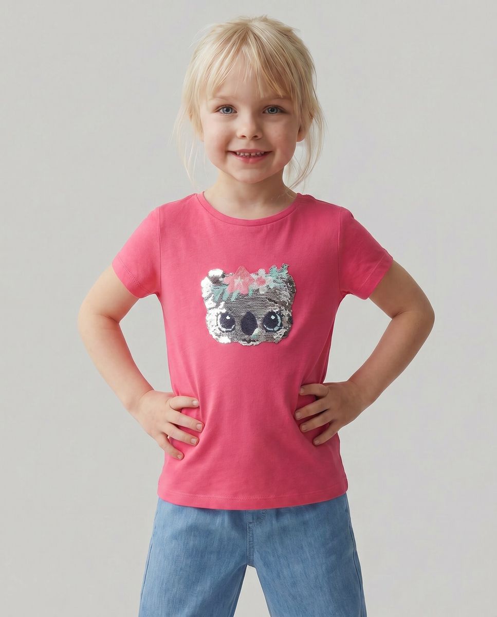 reversible sequin T-shirt