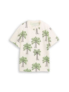 oversize allover printed T-Shi