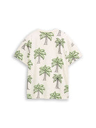 oversize allover printed T-Shi