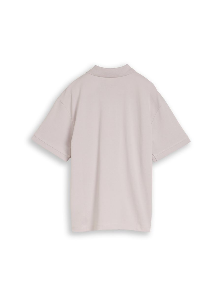 oversize badge polo