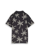 allover printed polo shirt