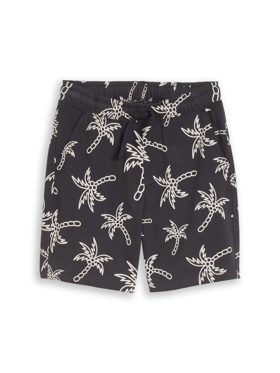 allover printed loose sweat sh