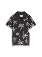 allover printed polo shirt