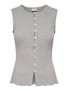 JDYJELLY S/L BUTTON TOP JRS