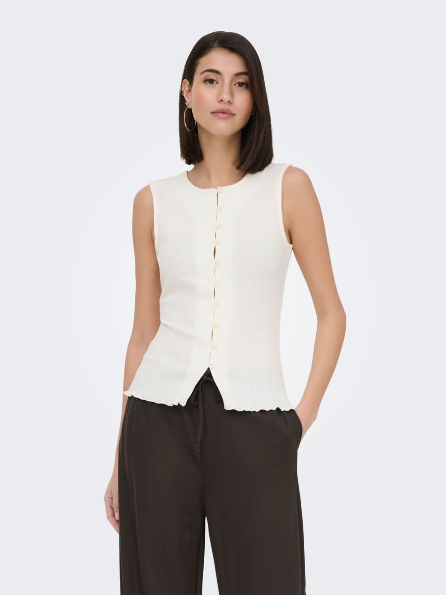 JDYJELLY S/L BUTTON TOP JRS
