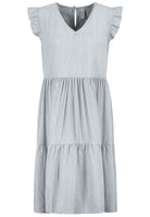 Damen, Kleid kurzarm