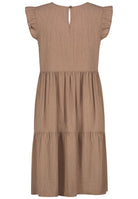 Damen, Kleid kurzarm