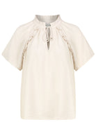 Damen, Bluse kurzarm