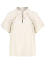 Damen, Bluse kurzarm
