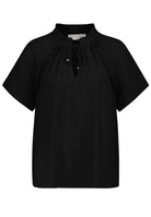 Damen, Bluse kurzarm