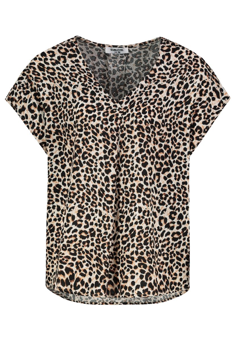 Damen, Bluse kurzarm