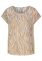 Damen, Bluse kurzarm