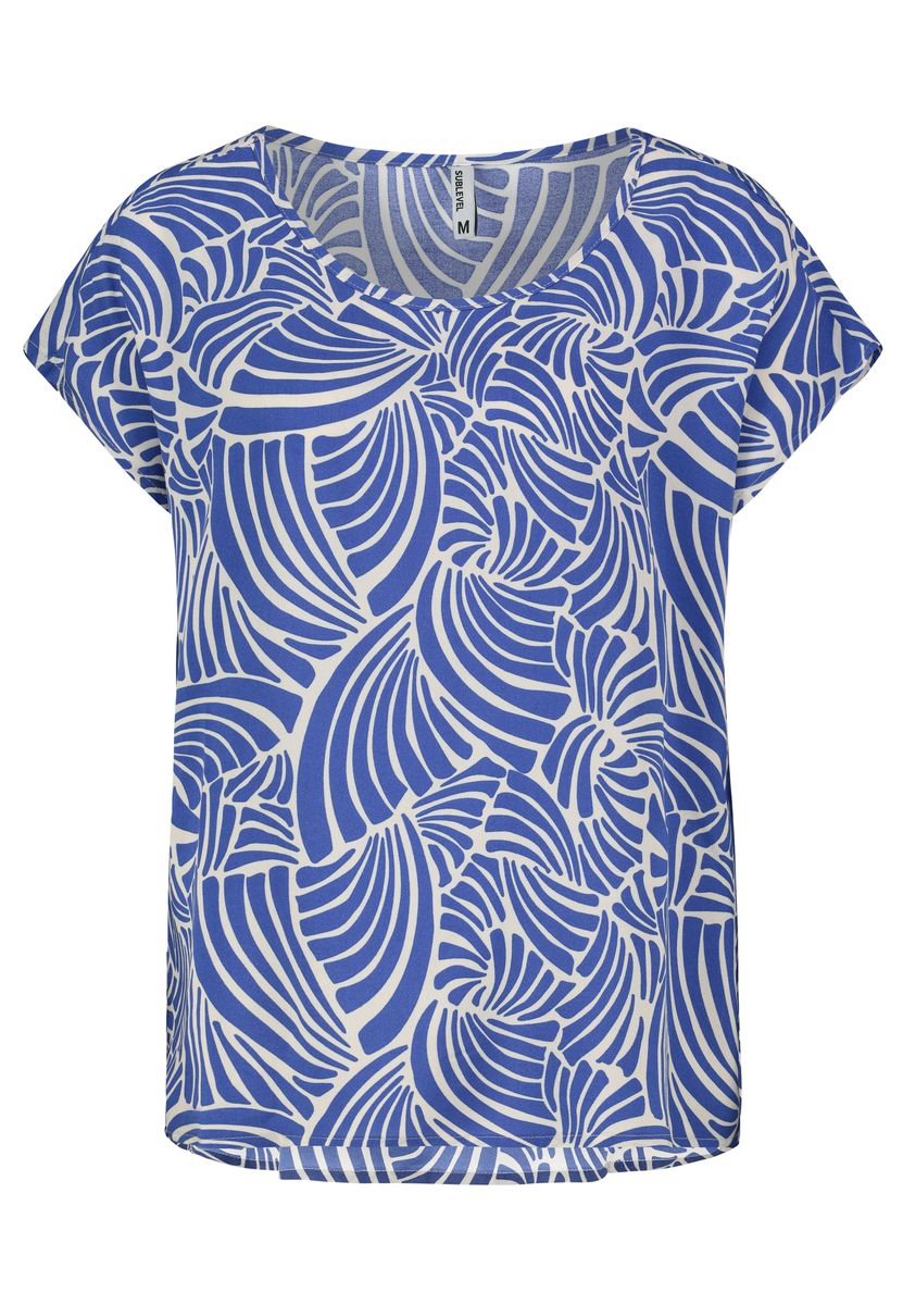 Damen, Bluse kurzarm