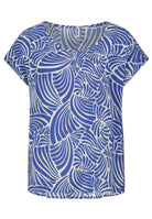 Damen, Bluse kurzarm