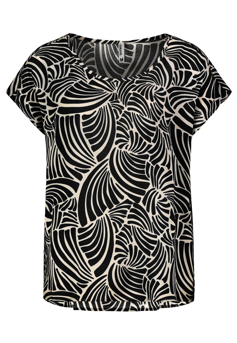 Damen, Bluse kurzarm