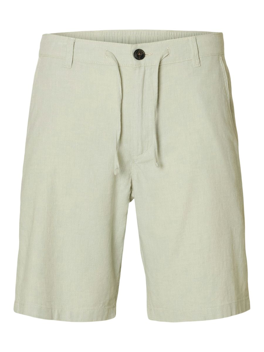 SLHREGULAR-BRODY LINEN BLD SHORTS N