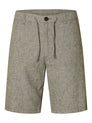 SLHREGULAR-BRODY LINEN BLD SHORTS N