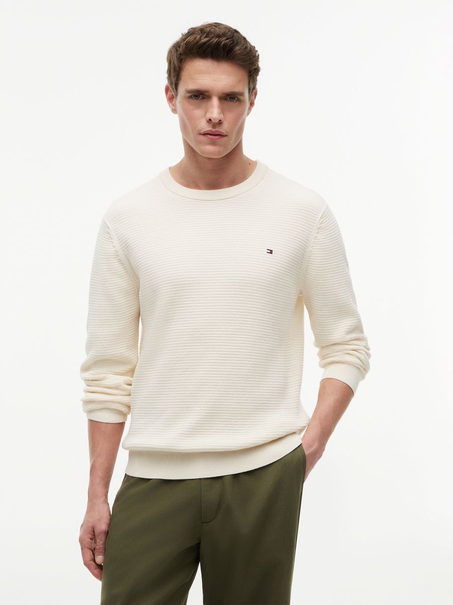 SEASONAL STRUCTURE CREW NECK