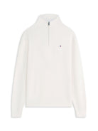 SEASONAL STRUCTURE ZIP MOCK