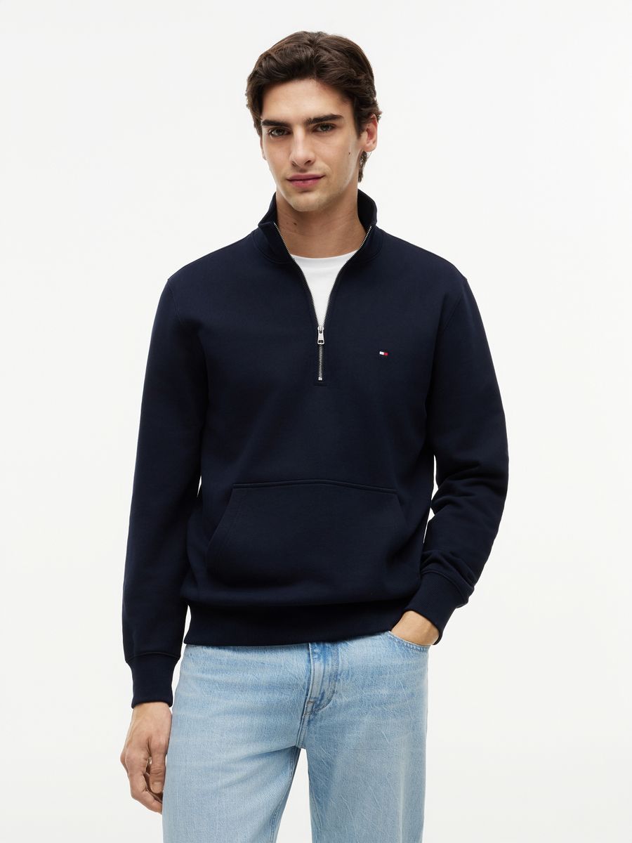 ESSENTIAL TERRY NEW 1/4 ZIP
