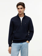 ESSENTIAL TERRY NEW 1/4 ZIP