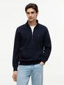 ESSENTIAL TERRY NEW 1/4 ZIP
