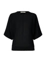 SLFJANE LINEN 2/4 BAT KNIT O-NECK